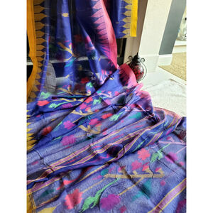 Women Pure Manipuri Cotton Saree Handloom Handwoven Festive Regal Authentic